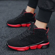 Новая брендовая Баскетбольная обувь для мужчин и женщин, высокая Спортивная воздушная подушка Jordan Hombre, Спортивная мужская обувь, удобные детские кроссовки