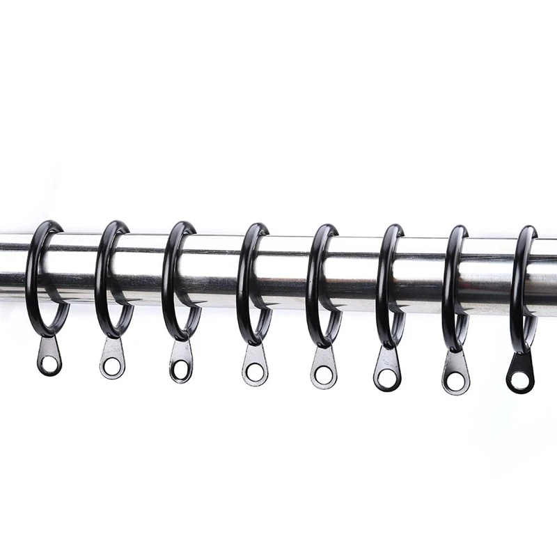 30Pcs 30mm Curtain Hook Roman Rings 100 Metal Curtain Rod Hook Rings
