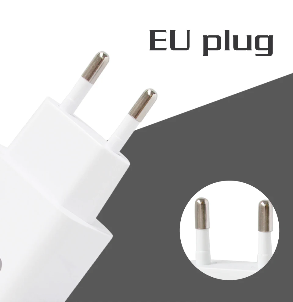 Quick Charge QC 3.0 USB Mobile Phone Chargers EU Conversion Plug Adapter Travel Wall For Universal Mobile Phone Fast Charging (4)