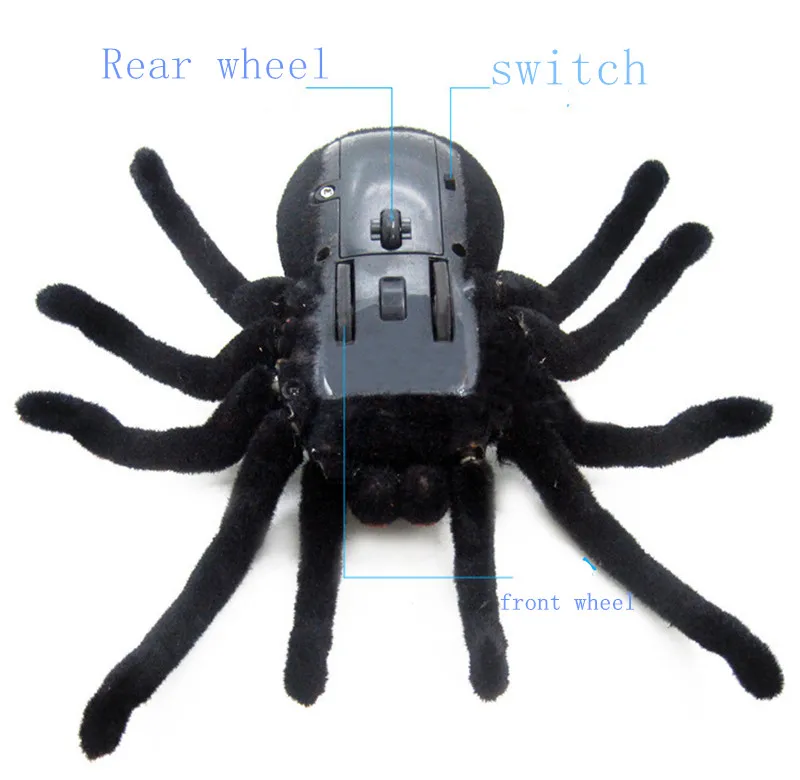 Realistas de Infravermelho do Controle Elétricos para Crianças Gags Câmera Escondida Brinquedos Remoto rc Aranha & 5 Brinquedos e hobbies