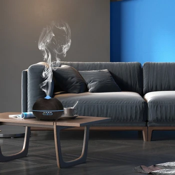 

300ML Ultrasonic Aroma Humidifier Essential Oil Diffuser Air Purifier for Travel Office Desk Desktop Car Small Baby Bedroom