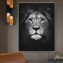 Modern Picture Unframed Wall art Prints Canvas animal Painting Black and White Poster Decorative Pictures for Living Room Modern Picture Unframed Wall art Prints Canvas animal Painting Black and White Poster Decorative Pictures for Living Room