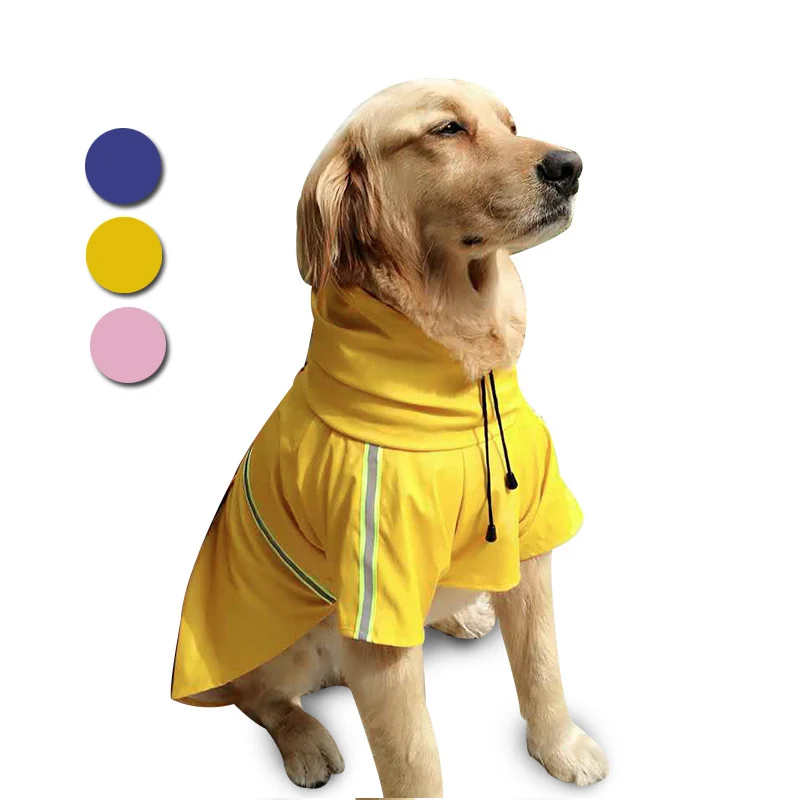 Safety Pet Dog Raincoat Waterproof Rain Coat Jackets Dog Puppy