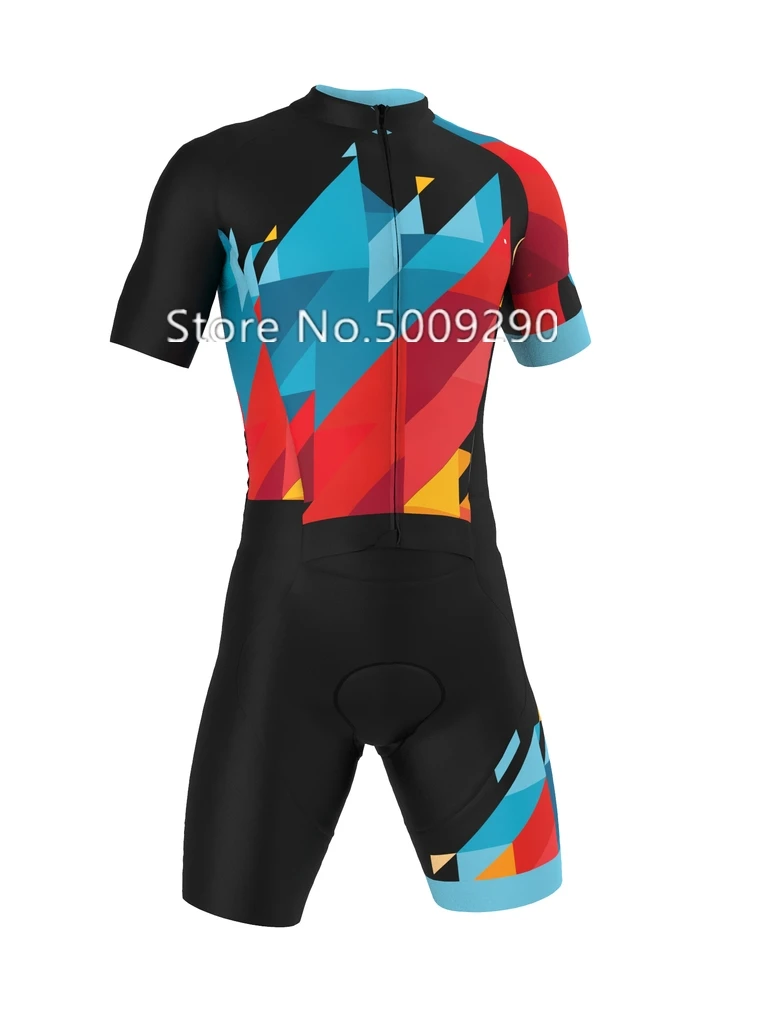 Велоспорт Skinsuit Триатлон Speedsuit Trisuit все в одном короткий рукав Speedsuit Maillot Ciclismo Одежда