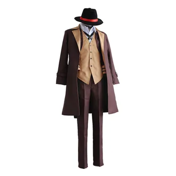 

Bungo Stray Dogs Detective Ranpo Edogawa Cosplay Costumes Halloween adult anime costume Bungo Stray Dogs Full set Men's jacket