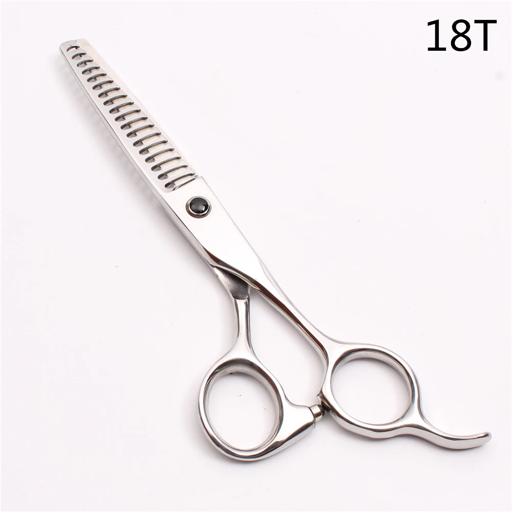 6.0&quot 17cm Engraving Logo Thinning Scissors 18 Teeth Haircuts Styling Tool Hairdressing Supplies Professional Hair C2004 | Красота и