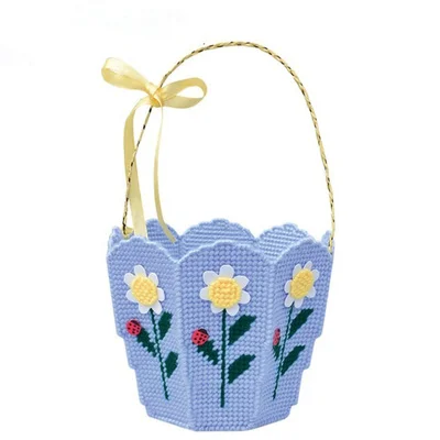 

LTX012 DIY Craft Stich Cross Stitch Needlework Embroidery Crafts Counted Cross-Stitching Kit Knitting Wool Tissue Box Package
