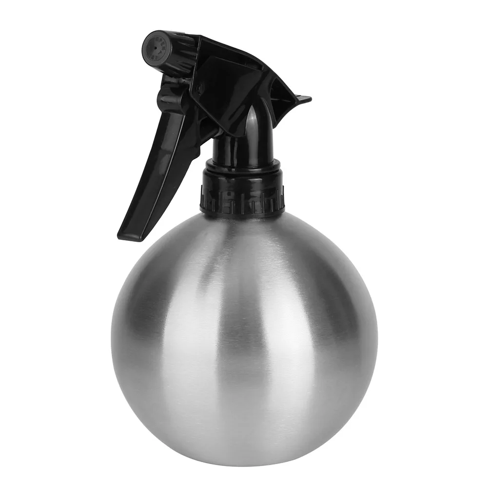 1pc 500ml Stainless steel watering can small spherical spray pot corrosion resistant