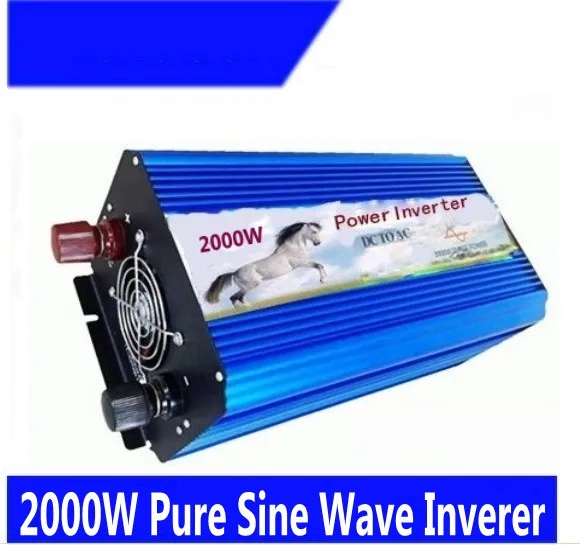 

2000W puhdas aalto invertteri DOOR TO DOOR FREE SHIPPING 48V DC to AC Solar Inverter 2000W Pure sine wave power inverter