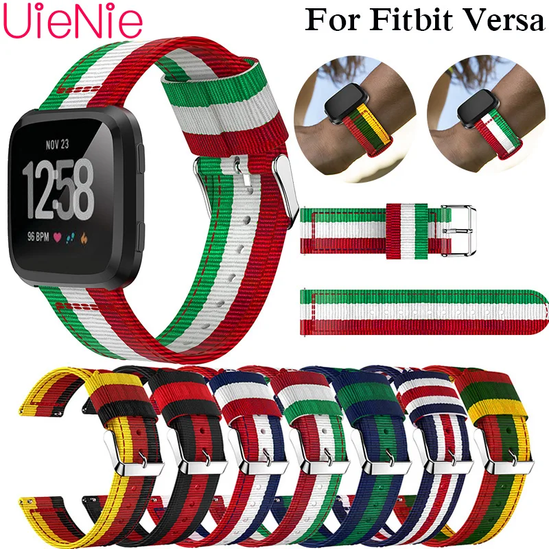 

Lightweight Nylon Adjustable Replacement Band Sport Watch Strap Accessories For Fitbit Versa Top Quality Watchband Bracelet