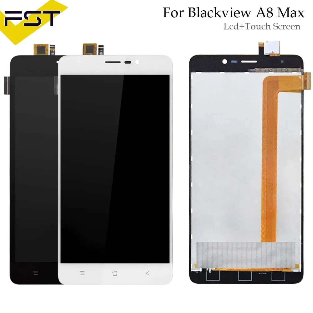 Pаспродажа Черный белый для Blackview A8 Max ЖК дисплей + сенсорный экран 5,5 дюймов экран для Blackview A8 Max дигитайзер в сборе с инструментами