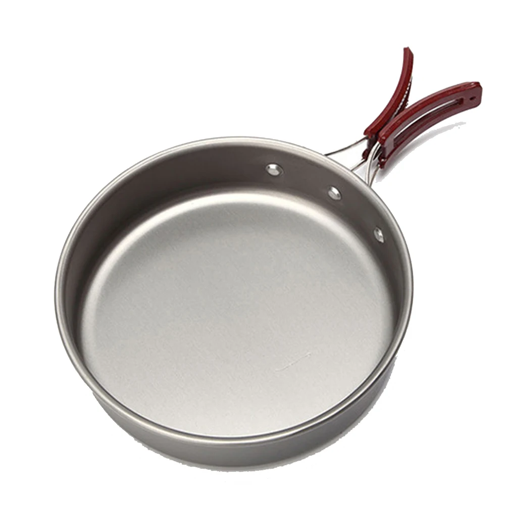 Outdoor Camping Pan Cookware Non stick Pot Frying Pan Aluminum Picnic