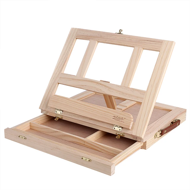Multifunction Painting Easel Artist Desk Easel Portable Miniature Desk Light Weight Folding Easel For Storage Or During Trips 2