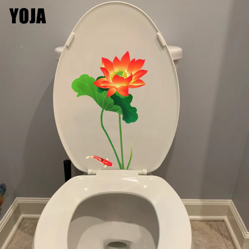 YOJA 15 3*23 9 см мультфильм красный Лотос кальмар классические наклейки для стены в