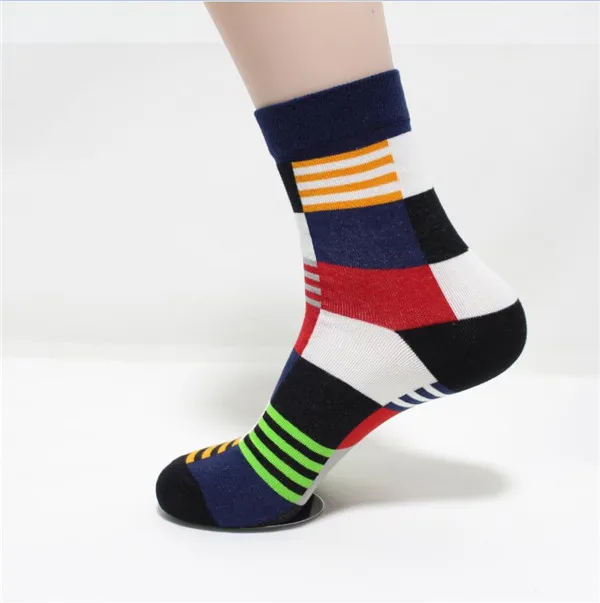 Горячая распродажа! Мужские носки, теплые осенние-Зимние удобные дышащие хлопковые носки, большие цветные мужские и мужские художественные носки - Цвет: 801