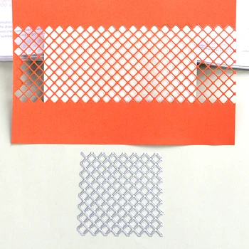

DUOFEN METAL CUTTING DIES extendable square net grids cutout lace embossing stencil DIY Scrapbook Paper Album 2019 new