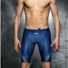 Arena купальники гоночный спортивный купальник для мужчин Спортивный Купальный костюм тренировочные плавательные брюки трусы спортивные обтягивающие шорты синий