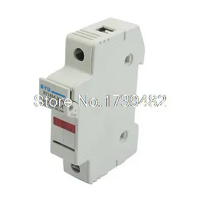 RT18-32X AC 380V 32A 1 Pole 10x38mm DIN Rail Mount Fuse Holder Base | Обустройство дома