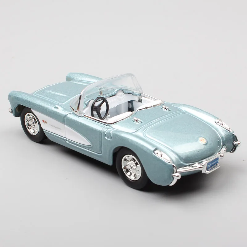 1/43 классический мини 1957 Chevrolet Corvette C1 Diecasts& Toy Vehicles масштабные Машинки Игрушки миниатюры модель для взрослых коллекция хобби