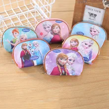 Disney Принцесса Дети Мультфильм Монета ПУ кошелек Русалка замороженная Девушка Монета Сумка Эльза Мальчик сумка Микки клатч плюшевый Кошелек