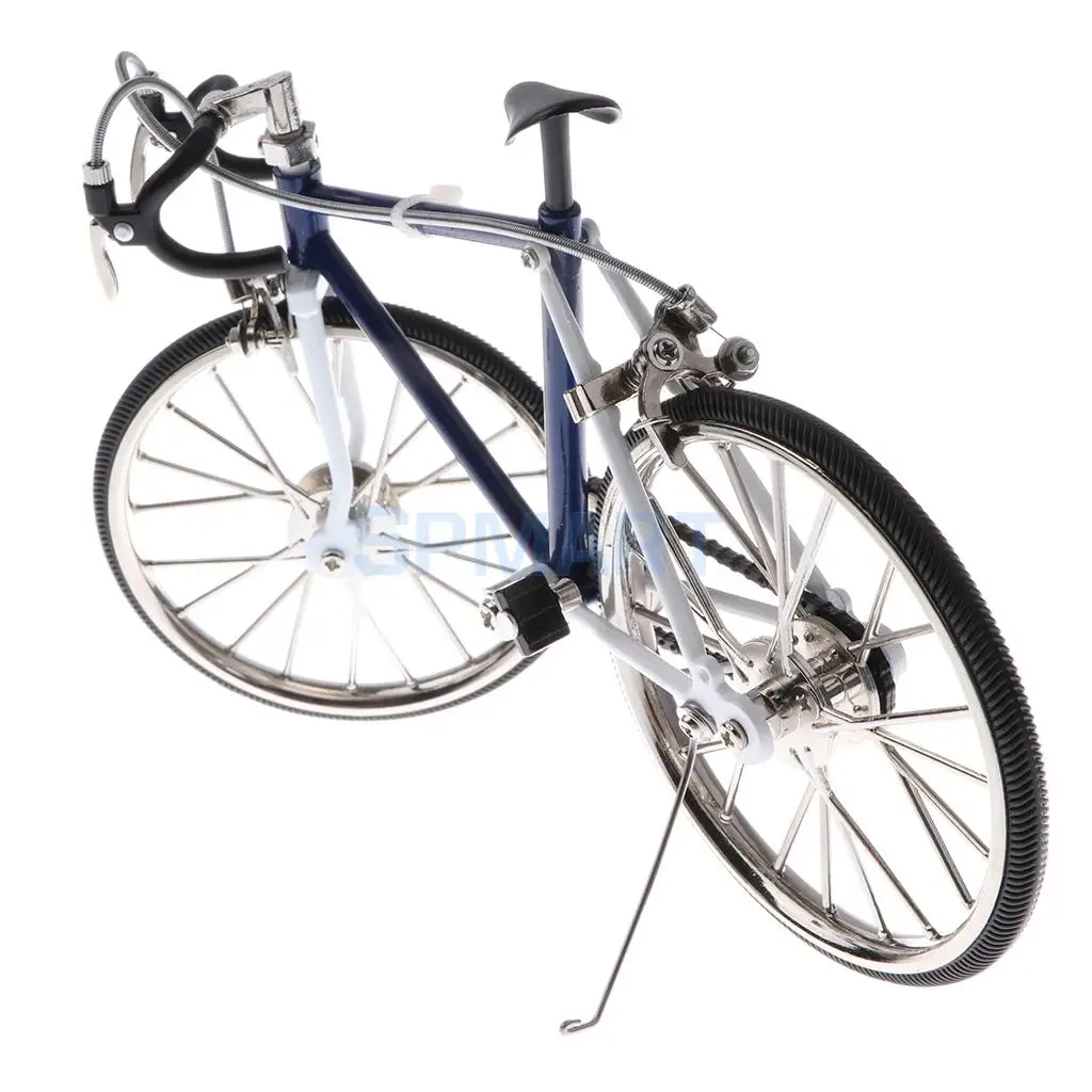1:10 Scale Alloy Diecast Racing Bike Model Replica Bicycle Cycling Toy Desk Craft Collection Blue