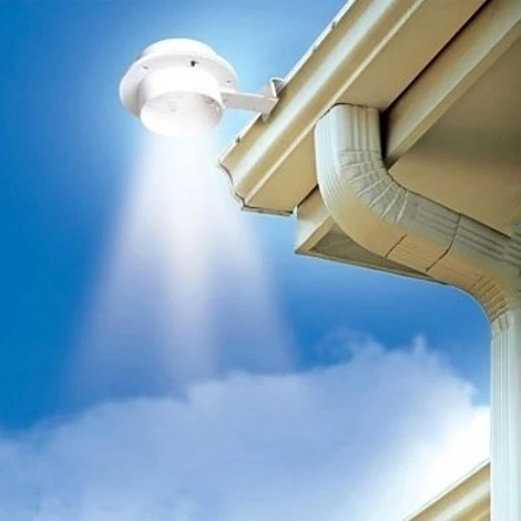 4 Pcs/Set: Waterproof LED Solar Powered Fence Gutter Solar Light Outdoor Security Lamps (2)