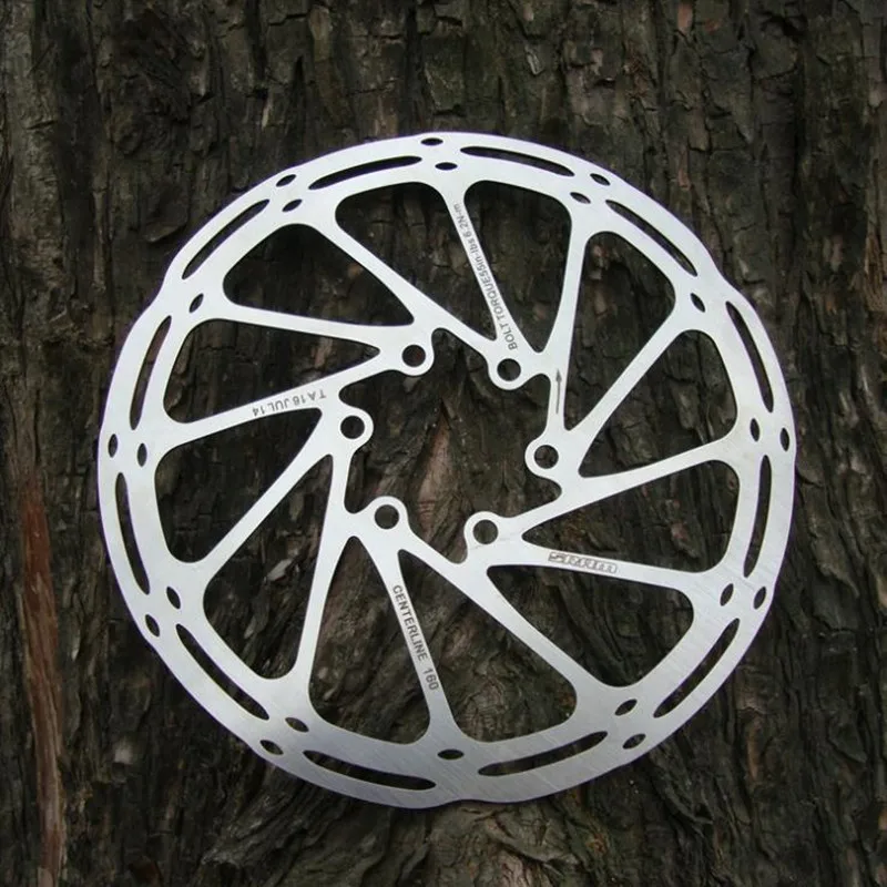 

high quality MTB road bike disc brake 44mm 6-bolt centerline 160mm 180mm bicycle brake rotor with screws 6 7 inch