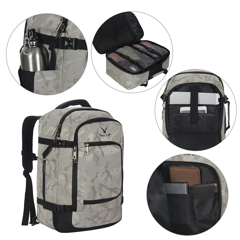 

Casual Men Travel Backpack Women Work Backpack Large Short Trip Male Waterproof Nylon Carry On Luggage 17 Inch Laptop Duffle Bag