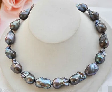 

0881 BLACK BAROQUE REBORN PEARL NECKLACE