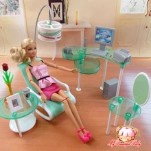 Новинка, летняя компьютерная комната для куклы Барби, модная кукольная мебель