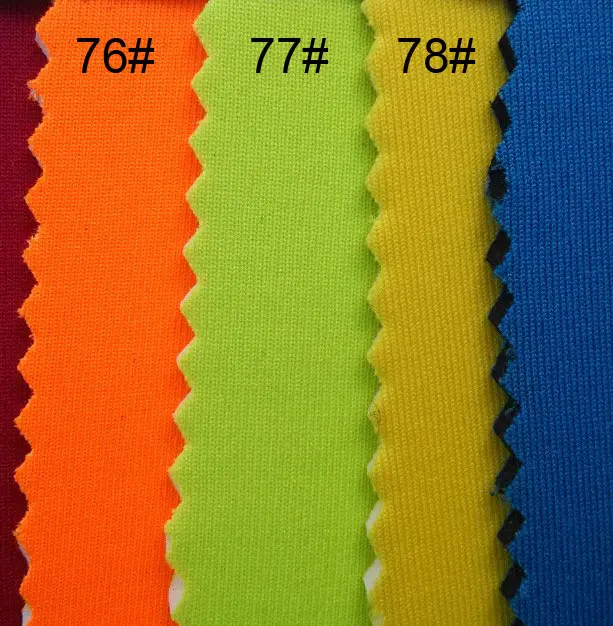 

glossy color SBR Neoprene fabrics materials