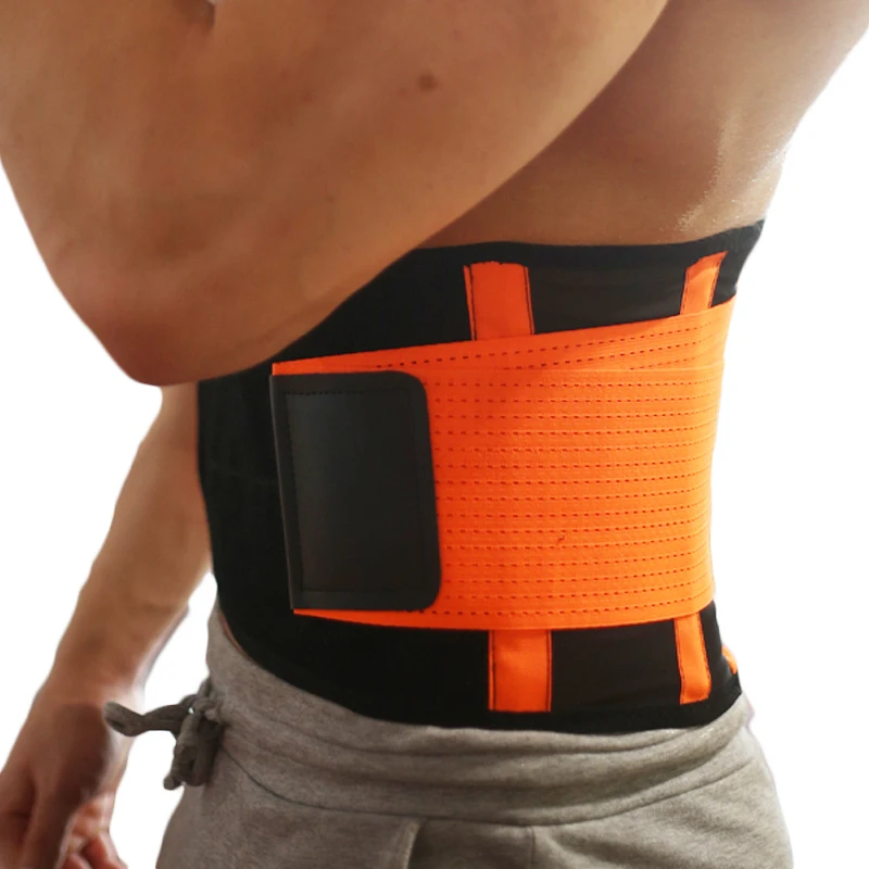

Nylon & Neoprene Waist Belt Ajustable Waist Support Brace Fitness Gym Lumbar Brace Men And Women Slimming Belts S/M/L/XL/XXL