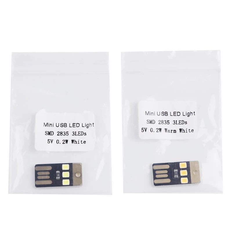 Миниатюрный светодиодный ночник с USB мощная светодиодная лампа 10 шт./лот