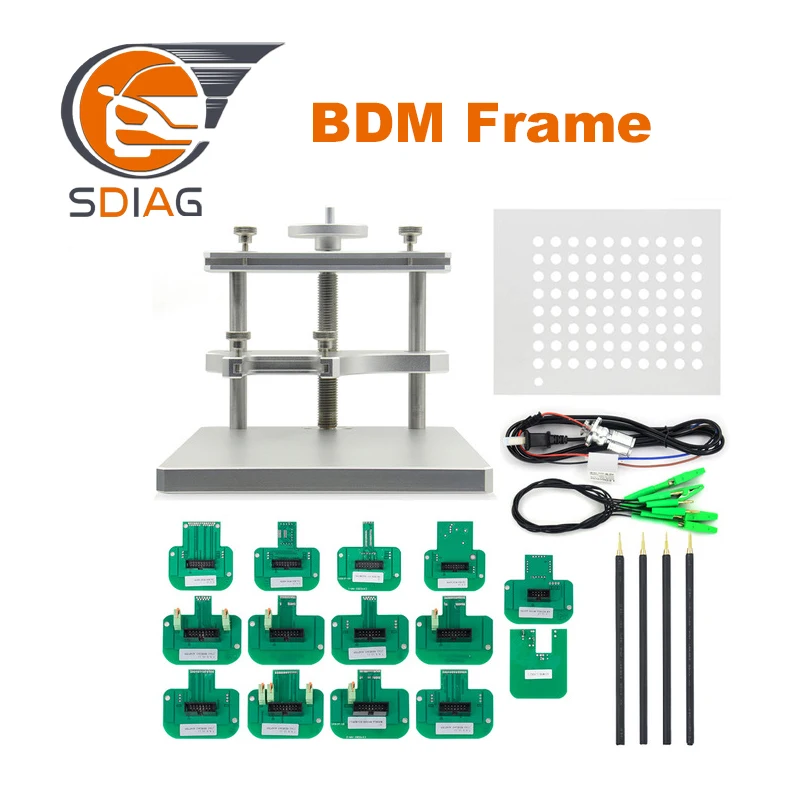 

Aluminum Alloy LED BDM Frame RAMP Adapters 22pcs KTAG KESS KTM Dimsport BDM Probe Adapters Full Set Al ECU Programming Tool