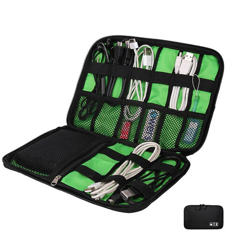 

Multi-Function Shockproof USB Cable Headphone Storage Bag Flash Drive Organizer Digital Gadget Seat Travel Phone Charger Case