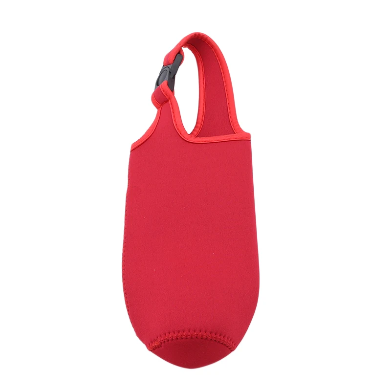 Многоцветная термос чашка анти-обжигающая бутылка сумки стеклянная крышка рукав Перевозчик теплые бутылки воды сумки 500 мл универсальная модель - Цвет: red