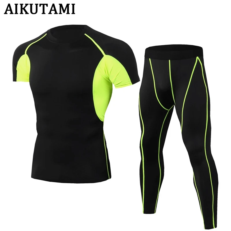 

Men Rashguard Mma Short Muay Thai Shirts + Trousers Suit Compression Mma Kick Clothes Training Boxing Running Fitness Sport Set