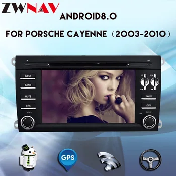 

With Optical Fiber Decoder Android 8.0 Car DVD Player for Porsche Cayenne 2003-2010 With GPS navigation BT Head unit Radio Wifi