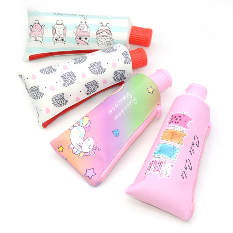 

Pencil Case Trousse Scolaire Stylo Box Pencilcase Cartucheras Para Lapices Escolares Cute Unicorn Cat Estuche Unicornio Escolar