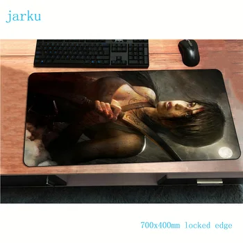 

tomb raider mousepad 700x400x3mm cute Computer mouse mat gamer gamepad gamer pc gaming mousemat desk pad office padmouse