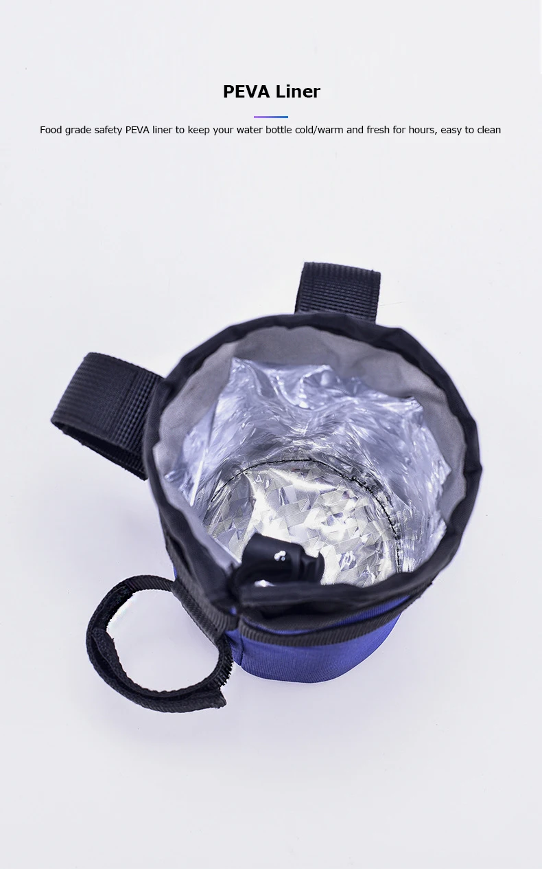 Sale Sahoo Series 112009 Cycling Bike Bicycle Handlebar 750ml Insulated Water Bottle Drink Bag Cooler Pack Hydration Carrier 3