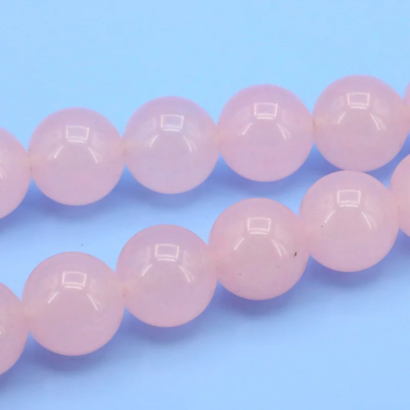 New style!Pink chalcedony round shape loose beads 14mm 15 &quot DIY stone beautiful jewelry suitable design bracelet necklace | Украшения и