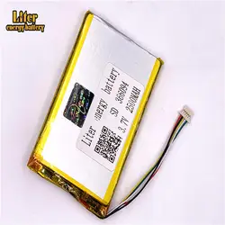 Вилка 1,0-5 P 366094 356095 2500mah 3,7 V литий-ионная полимерная аккумуляторная батарея для планшетных ПК 7 дюймов MP4 MP5