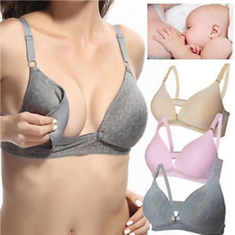 

Cotton Maternity Nursing Bras Set Pregnant Breastfeeding Pregnancy Women Underwear Breast Feeding Bra soutien gorge allaitement