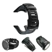 Rubber Replacement Band Watch Strap For Suunto Ambit 1/2/2S/2R/3 Soft Watch Strap For Suunto Ambit 2S, 2R/3 Sport/3 Run/3 PEAK free delivery replacement sport band for suunto core rubber soft watch strap tpu wristband