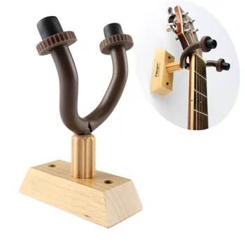 

Creative Minimalist Style Guitar Wooden Wall Hanger Holder Stand Rack Hook Fit For Guitar Violin Ukulele Home Practical #X