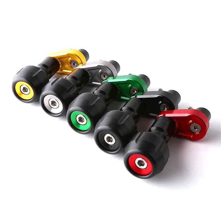 

Motorcycle CNC For Ninja 400 Adjustable Exhaust Pipe Sliders Falling Protection