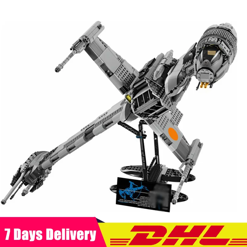 

IN Stock Star War UCS Series The B-wing Star Fighter Educational Building Blocks Bricks Toys Compatible 05045 10227