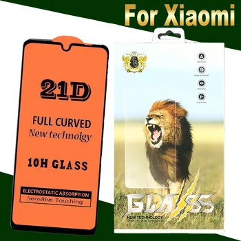 

1000pcs 21D Full Cover Anti-Scratch Tempered Glass For Xiaomi Redmi Note 9 Pro Max 8 8A K30 K20 Poco X2 Film With New Package