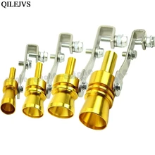 Universal Car Turbo Sound Whistle Muffler Exhaust Pipe Blow off Vale BOV Simulator Whistler XL/L/M/S Drop shipping